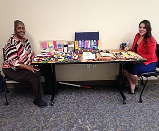 Ms Lolita Barnard and Dolores Olvera doing a presentation for BSS